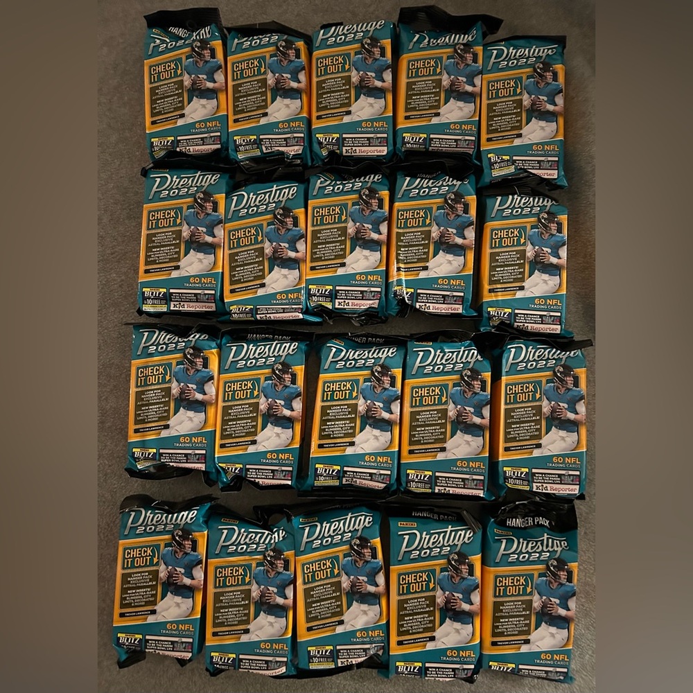 Panini Prestige 2022 Hanger Packs lot of 20
